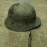 Antique 1927 Vickers War Helmet Image 2
