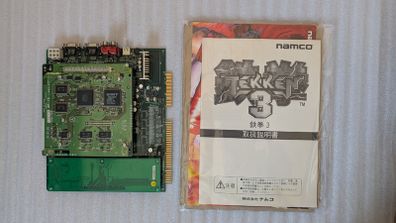 Tekken 3 - Jamma/JVS Arcade PCB (System 12) with Manual, Marquee & Movelists