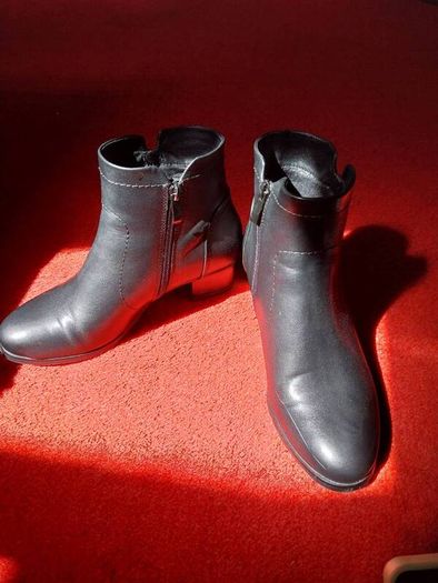 Black ankle boots