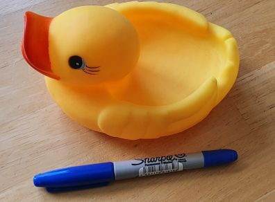 A Cute Duck Bath Toy