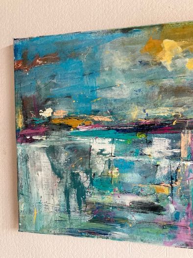 Original Painting Irish Abstract seascape Original Art contemporary Irish art
