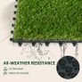 10 PCs 30 x 30cm Artificial Grass Turf, 25mm Pile Image 4