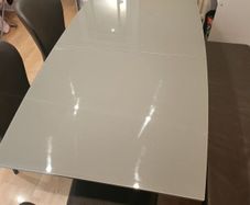 kitchen table with chairs and bench