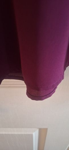 Womens Designer Bow Tie Purple  Blouse.