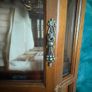 Vintage wooden tabletop jewelry armoire Image 4