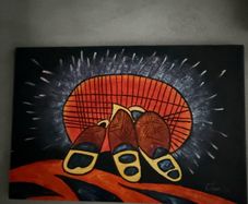 2 Decorative Wall Paintings / Framed Artwork