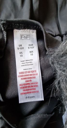 Halloween Wolf Costume 9-10years