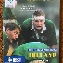 Very Rare 1995 Ireland v Fiji - November International Programme