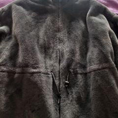 Dark Grey Faux Fur Jacket