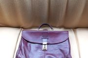Holden Brown Leather Briefcase Suede Lined