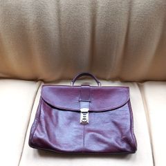 Holden Brown Leather Briefcase Suede Lined