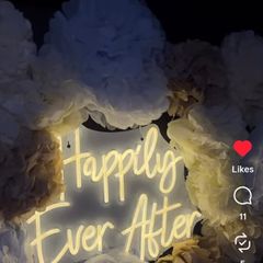 Neon Wedding Sign