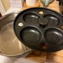 le crueset egg poacher pan Image 3