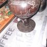 A Beautiful Large Old African Carved Wooden Tobbacco Jar with Lid Postage Available on all my Items or Collection in Rochfortbridge Westmeath, Image 4