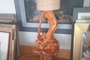 Tree Root Table Lamp on Stand