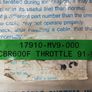 Honda CBR600 F Throttle Cable Image 2