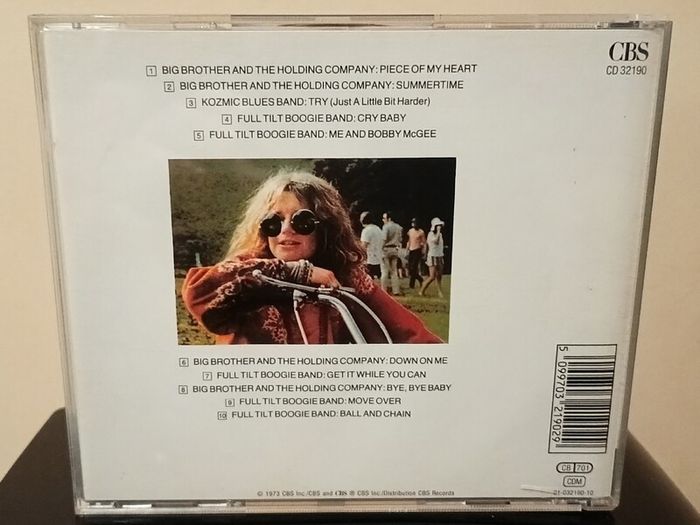 Janis Joplin Greatest Hits CD Album