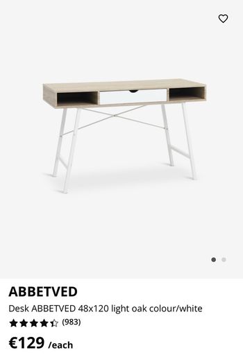 Desk Abbetved - Jysk