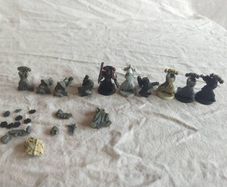 Warhammer 40k space marine Dark angels vetrans and bits