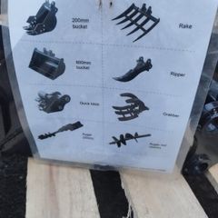 8pc attachment set 25mm pin