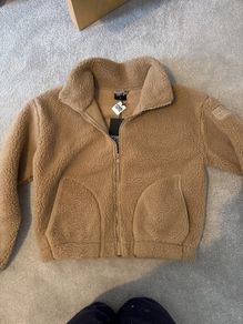 Gym and coffee jacket sandstone size S