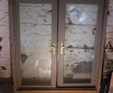 Double set of double glazded doors