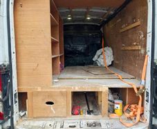 Ford Transit 350 Shelving
