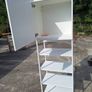 Lovely metal and wooden shelving unit Image 2