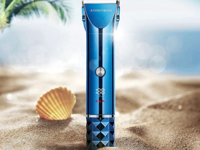 Professional Hair Clipper for Men, Beard Trimmer Professional Cordless Hair Trimmer, LED Display, Self-Sharpening Ceramic Blade, Cuts from 0.8mm to 34mm (FREE POSTAGE)