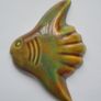 Achill pottery ornament,Fish ornament, wall plaque,Hokme decor Image 4
