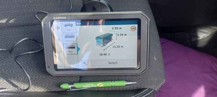 truck bus sat nav