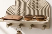 Arch Design Wall Shelf &amp; Key Holder