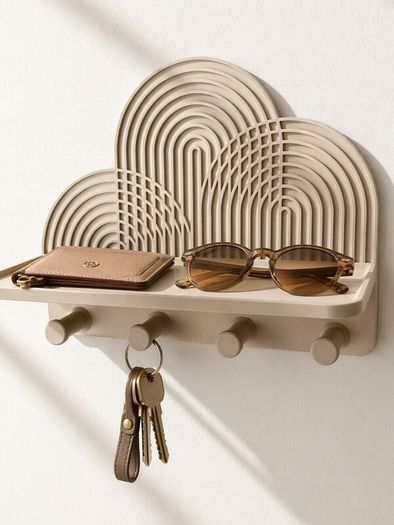 Arch Design Wall Shelf & Key Holder