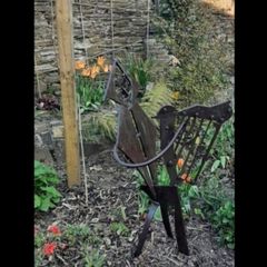 Unique garden sculpture