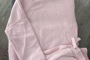 Girls pink tracksuit