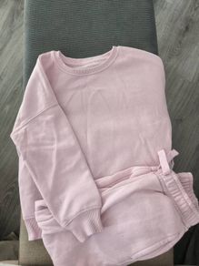 Girls pink tracksuit