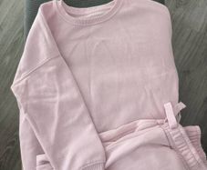 Girls pink tracksuit