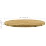 Table Top Solid Oak Wood Round 44 mm 800 mm Image 5