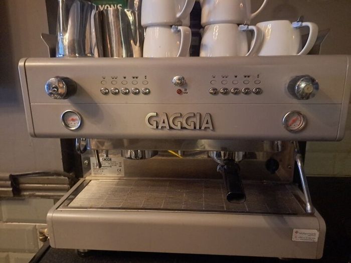 Cafe chairs / couch /Gaggia Coffee Machine