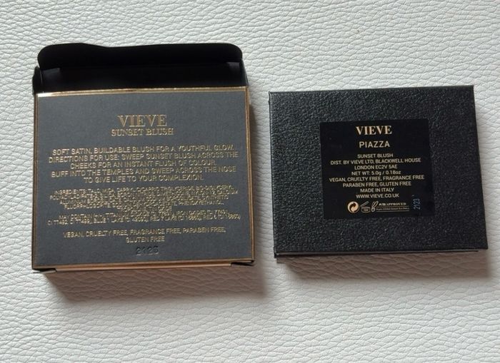 Vieve Sunset blush 5g shade Piazza