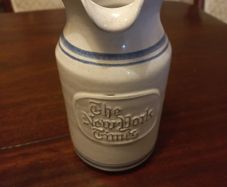 Rye Pottery New York Times Pitcher