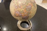 Globe on metal stand