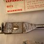Antique 1914 Expansive bit for boring wood, with 2 cutters Image 7