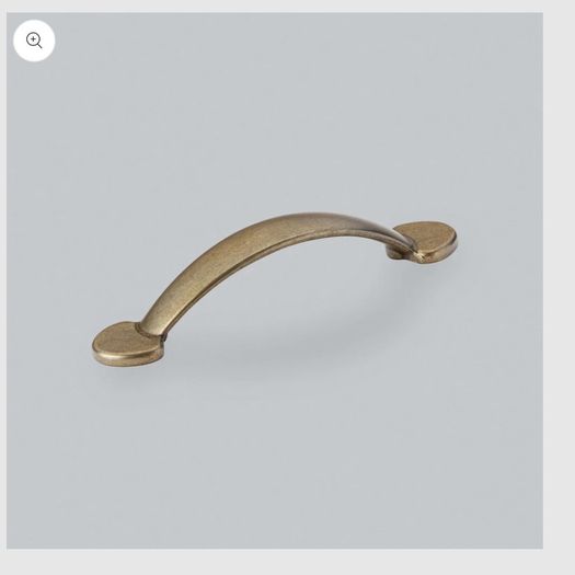 Hendel & Hendel antique bronze bow handles x2 - brand new