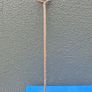 Antique Forged Branding Iron  25 Inches  Quatrefoil Finial Image 2