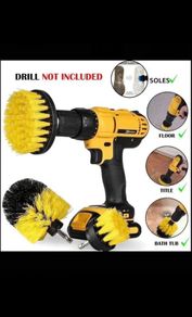 3 Pcs Drill Brush Attatchment Set