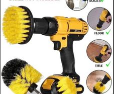 3 Pcs Drill Brush Attatchment Set