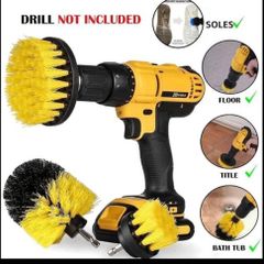 3 Pcs Drill Brush Attatchment Set
