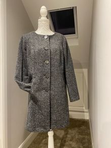 coat Grey wool coat Marks and Spencer's