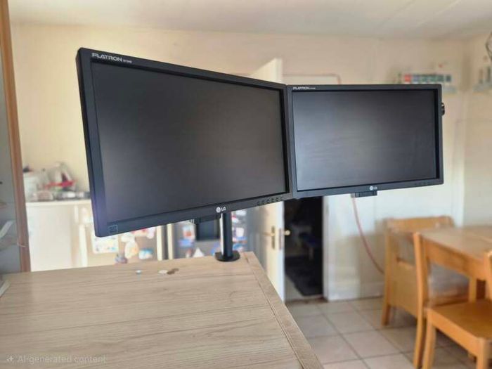 Dual monitor stand